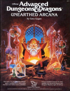 Official Advanced Dungeons and Dragons, Unearthed Arcana (1st Ed)