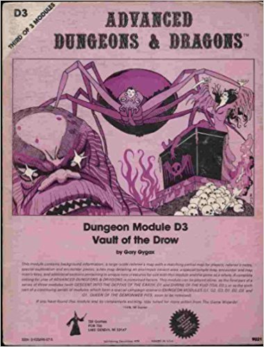 Advanced Dungeons & Dragons Vault of the Drow: Dungeon Module D3